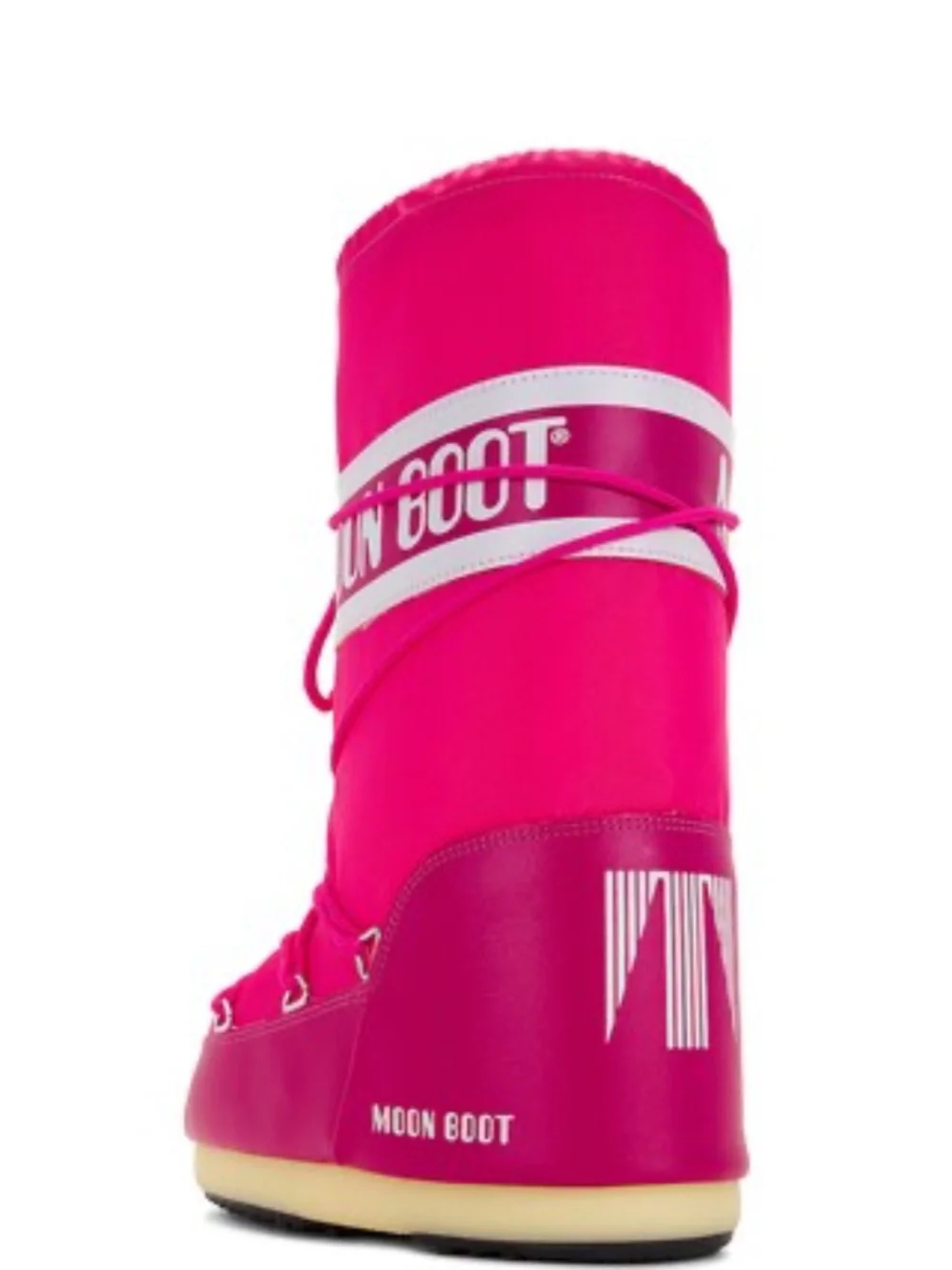 MOON BOOT Moon Boot Nylon Men Size 11.5-13 Women 12.5-14 Color Bouganvilla NEW!!